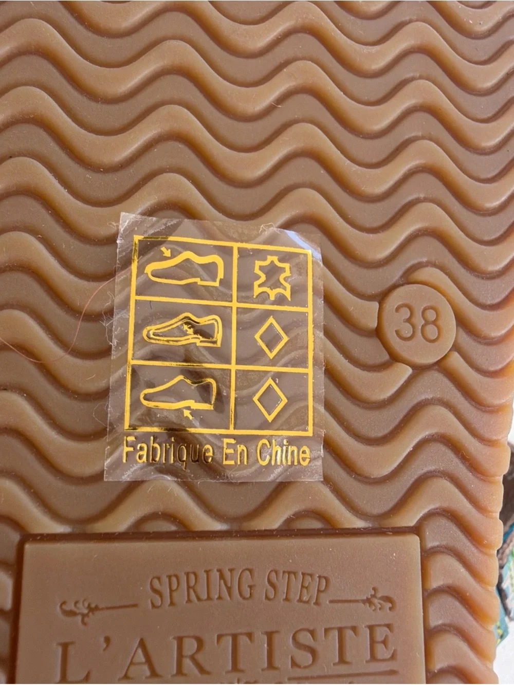New L'Artiste by Spring Step Leather Wedge Teal Sandals Cuteness Sz 38, US 7.5~8